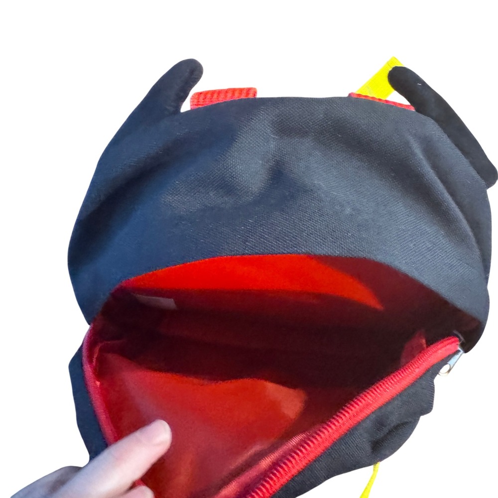 Kids Disneyland Paris Mickey‎ Mouse Backpack Black Red Yellow Disney Character - Picture 4 of 4